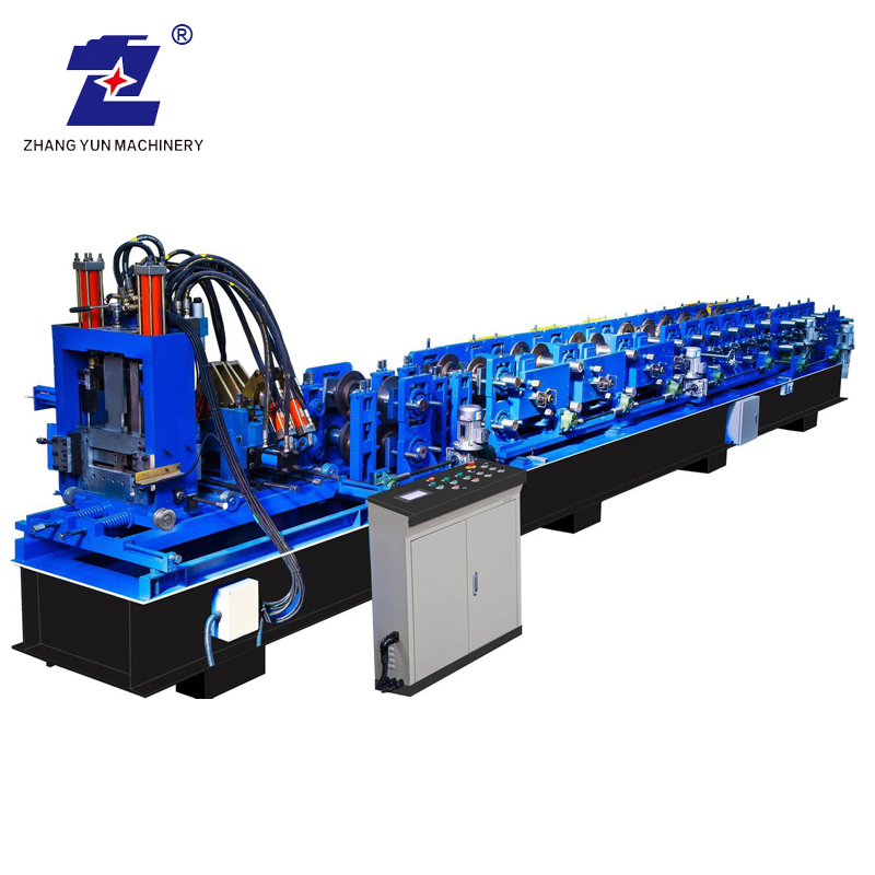 Making Galvanized Steel Profile Customized Elevator Hollow Guide Rail Roll Forming Machine
