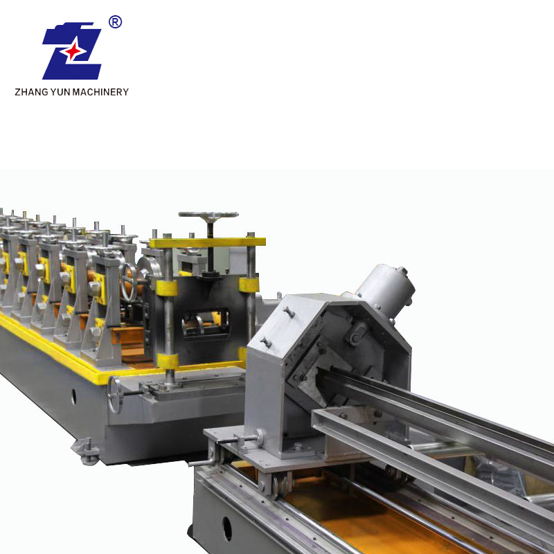New Design Galvanized Steel Storage Rack Roll Forming Making Machine with Gear Box