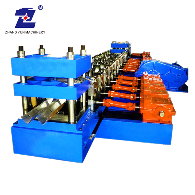 2 Waves Standing Seam Highway Fencing Guardrail Metal Roll Forming Machine for Highway Protection 