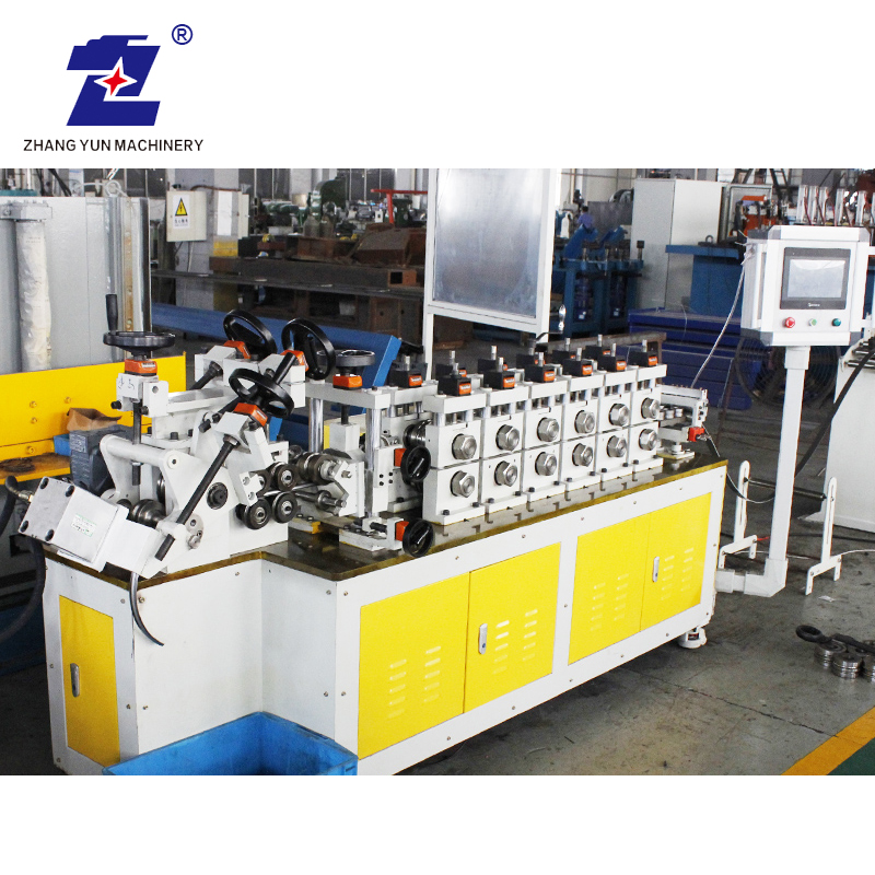 CE ISO Certification Automatic Coupling V-Band Hoop Iron Clamping Ring Making Machine