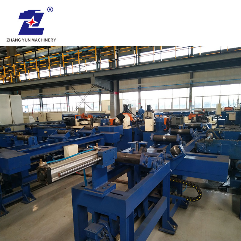 Full Automatic Elevator Guide Rail Production Line With Twisting Machine