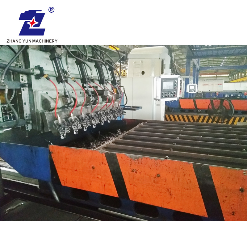 Automatic Elevator Parts Production Line Guide Rail Making Machine With Horizontal Transfer Conveyor
